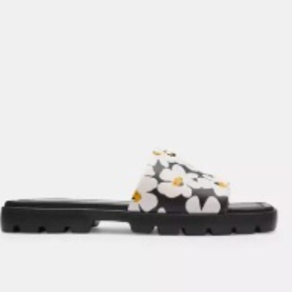 Brand New, Authentic Coach Floral Print Sandal - Picture 3 of 4